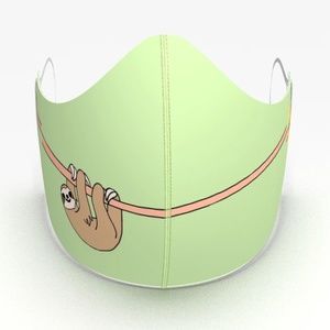 QUALITY BREATHABLE KIDS MASK - SLOTH HANG TIGHT